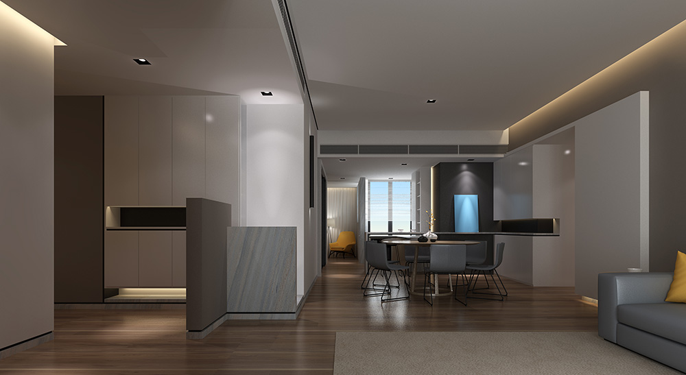 简约轻奢风格室内装修设计效果图-富春山居四居190平米-室内玄关装修设计 简约轻奢风格室内装修设计效果图-富春山居四居190平米-室内玄关装修设计