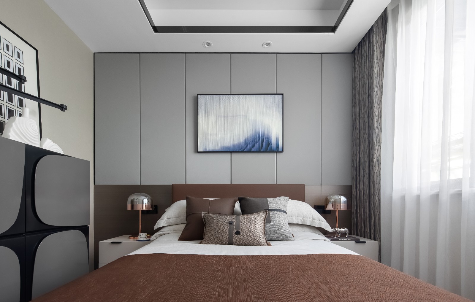 现代前卫风格家装设计室内装修效果图-卧室 现代前卫风格家装设计室内装修效果图-卧室