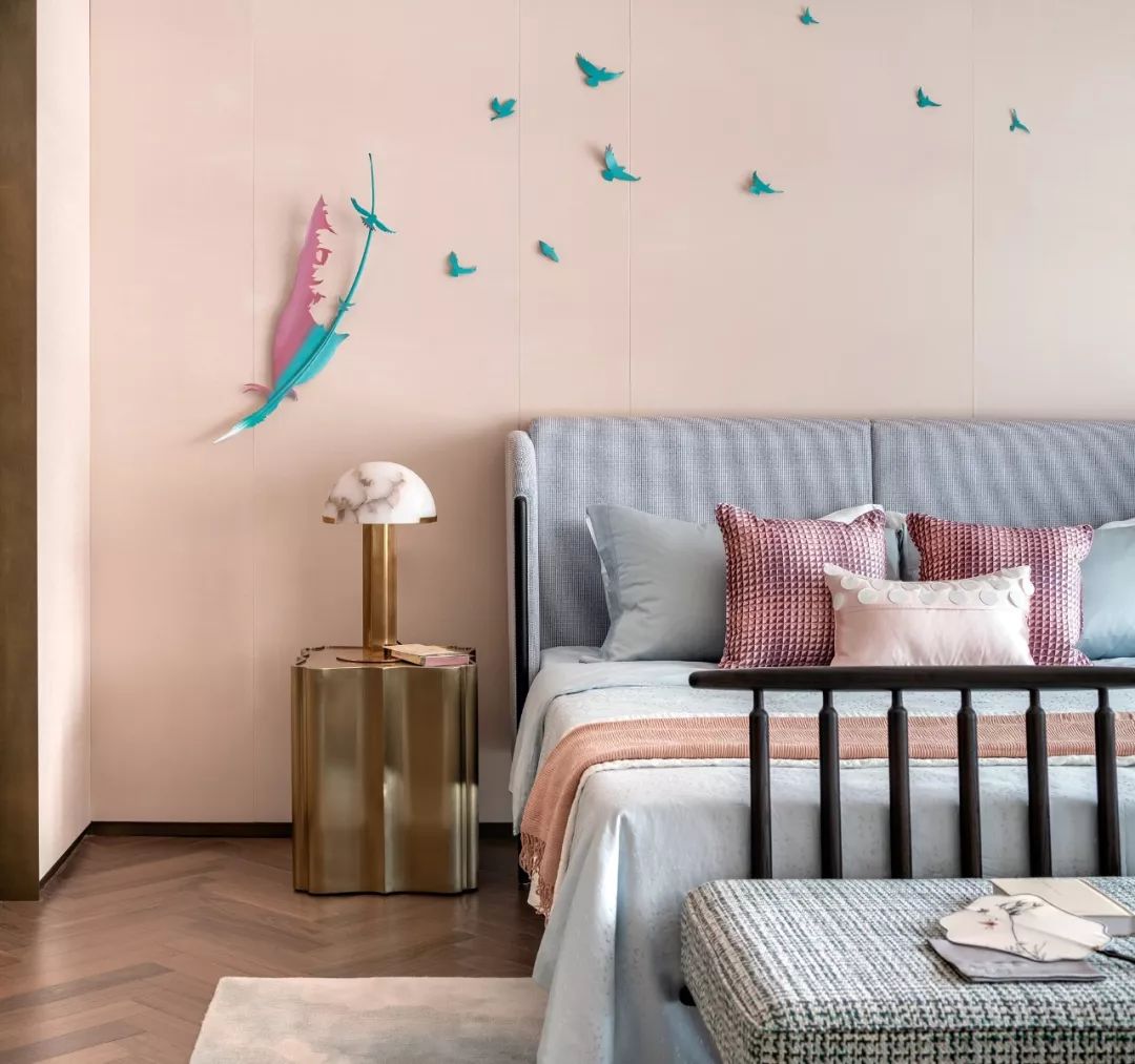 新中式风格家装设计室内装修效果图-次卧 新中式风格家装设计室内装修效果图-次卧